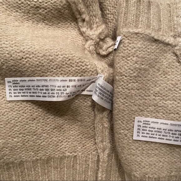 Matching Set - Knit Cardigan Top with Jewel Button - Picture 15 of 15